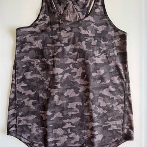 Lululemon Athletica Gray Camo Tank Top